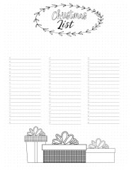 Funny Christmas Wish List Template For Adults Simpson Liffeent1970