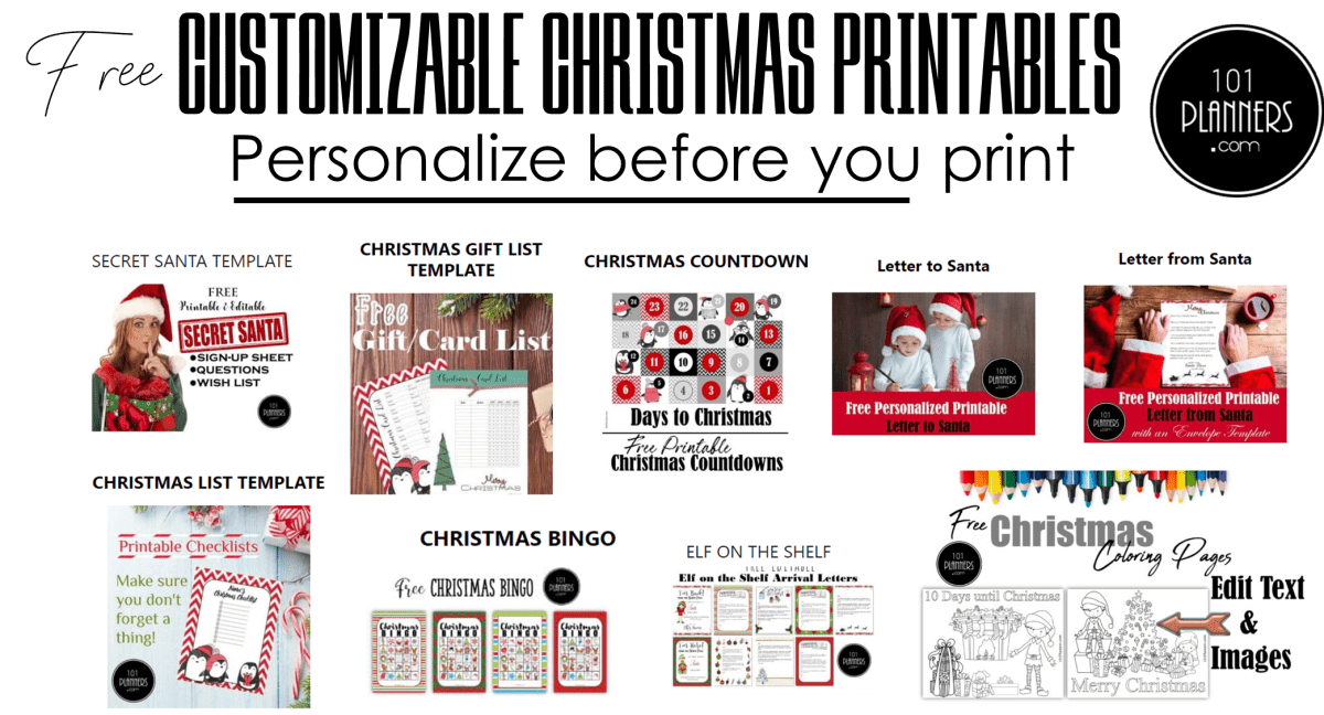 FREE Christmas Printables