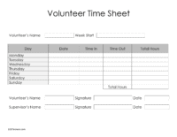 FREE Timesheet Template Printables | Instant Download