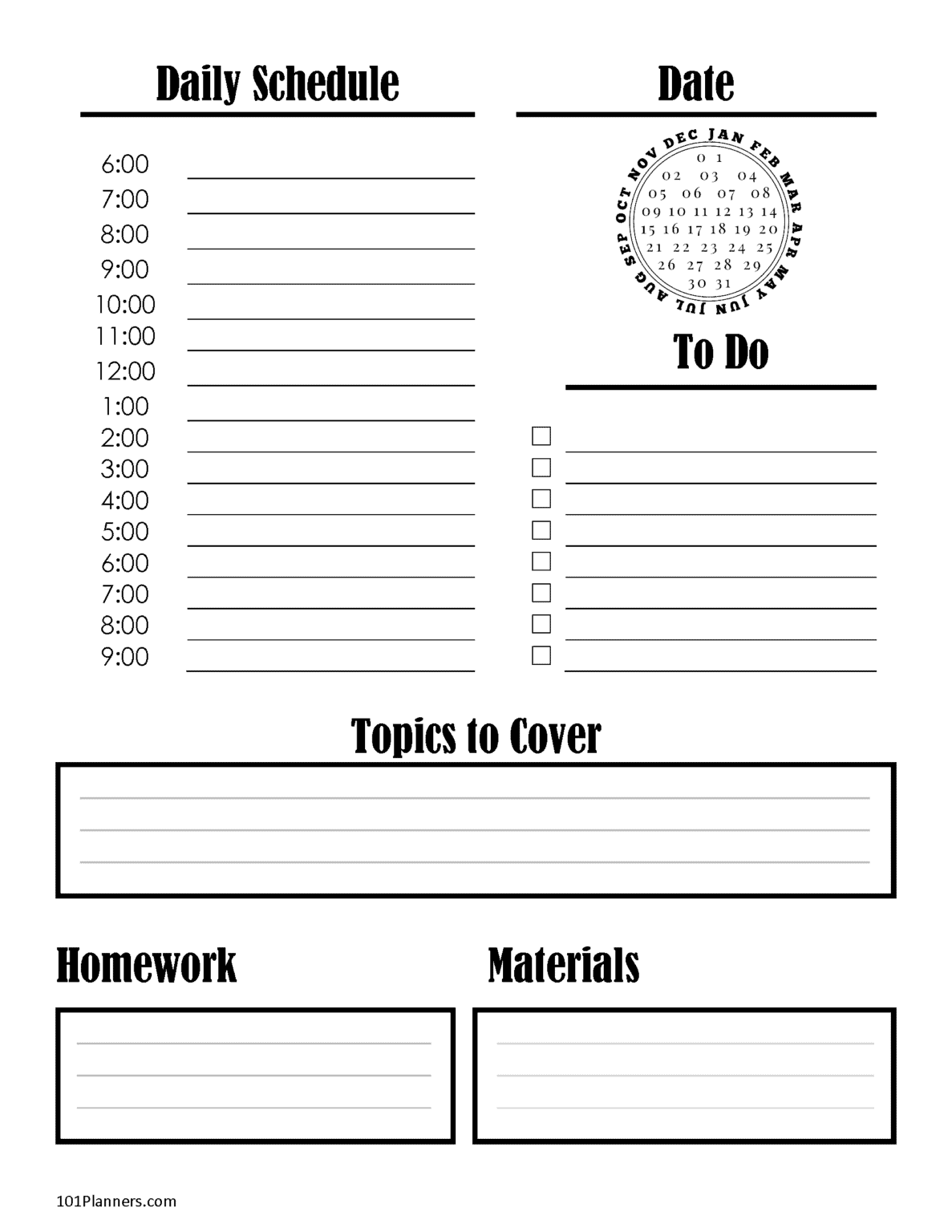 FREE Lesson Plan Template | Word, Editable PDF, Image, Excel