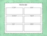Kids Schedule Template | Customize Online and Print at Home