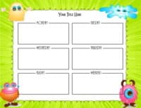 Kids Schedule Template | Customize Online and Print at Home