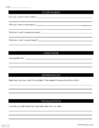6 FREE Manifestation Journal Templates | Instant Download