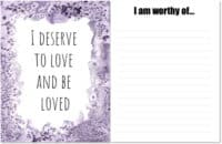 Free Editable Affirmation Journal | Printable / Digital Version