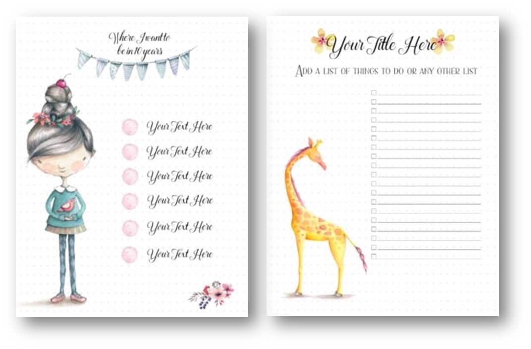 Free Bullet Journal Printables | Customize Online in any Size