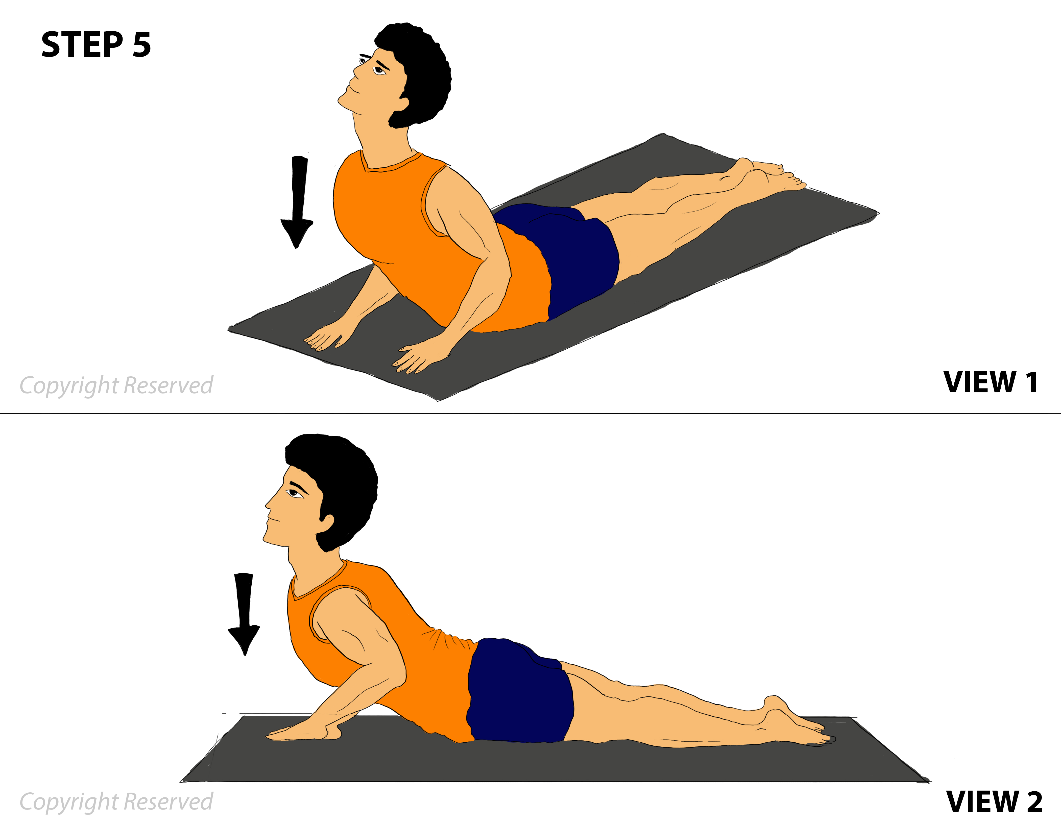 Bhujangasana Benefits, Steps and Benefits, Steps 101yogasan