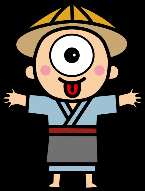 三つ目小僧 目が三つある小僧のイラストです #妖怪素材 」|紀伊国亭 むじな 🦡ムジラー🦡のイラスト 一つ目小僧 | 暮らし | 文化財Mなび