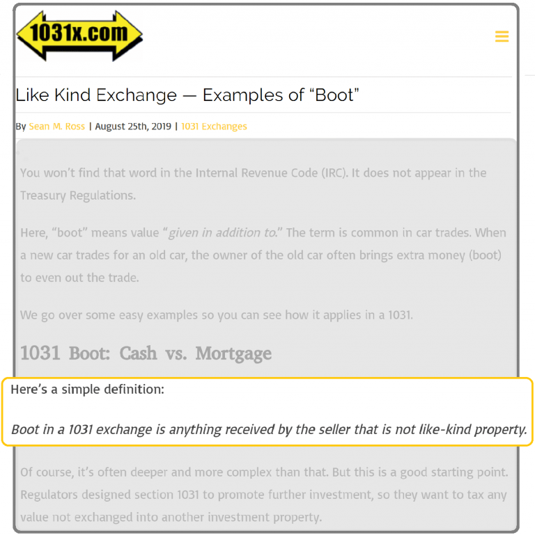 What Is "Boot" in a 1031 Exchange? How to Avoid Costly Mistakes