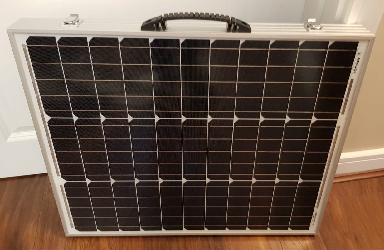 Portable Solar Charge Suitcase