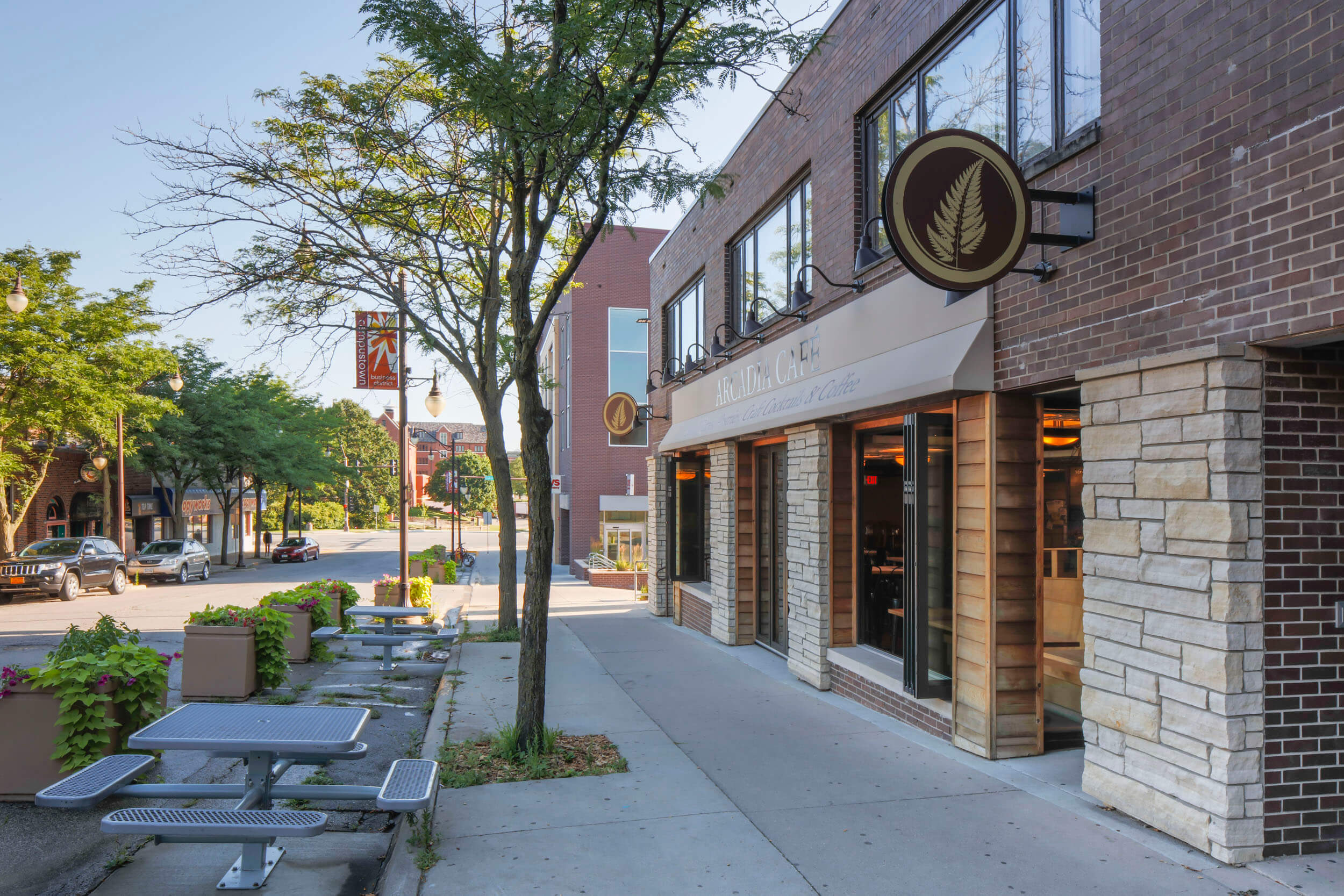 Arcadia Cafe Iowa Architecture