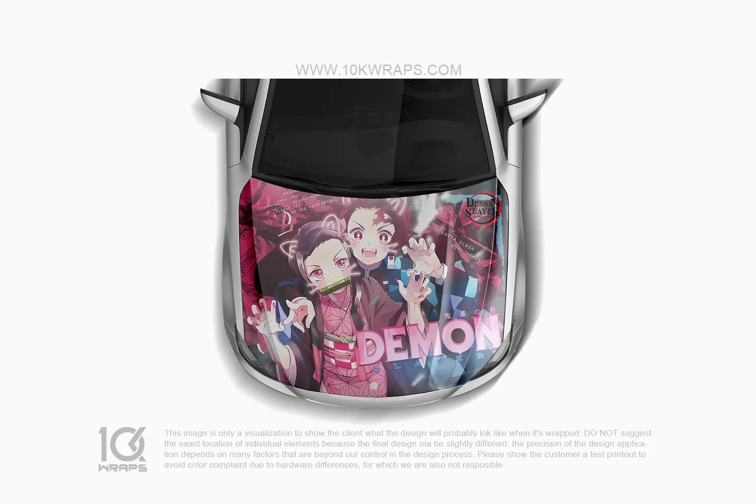 Demon Slayer Car Wraps 51 Made With Top 3M Vinyl10KWRAPS