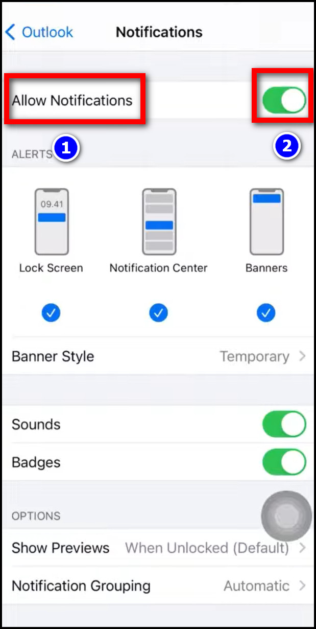 How to Enable or Disable Outlook Mail Notification Box [2024]