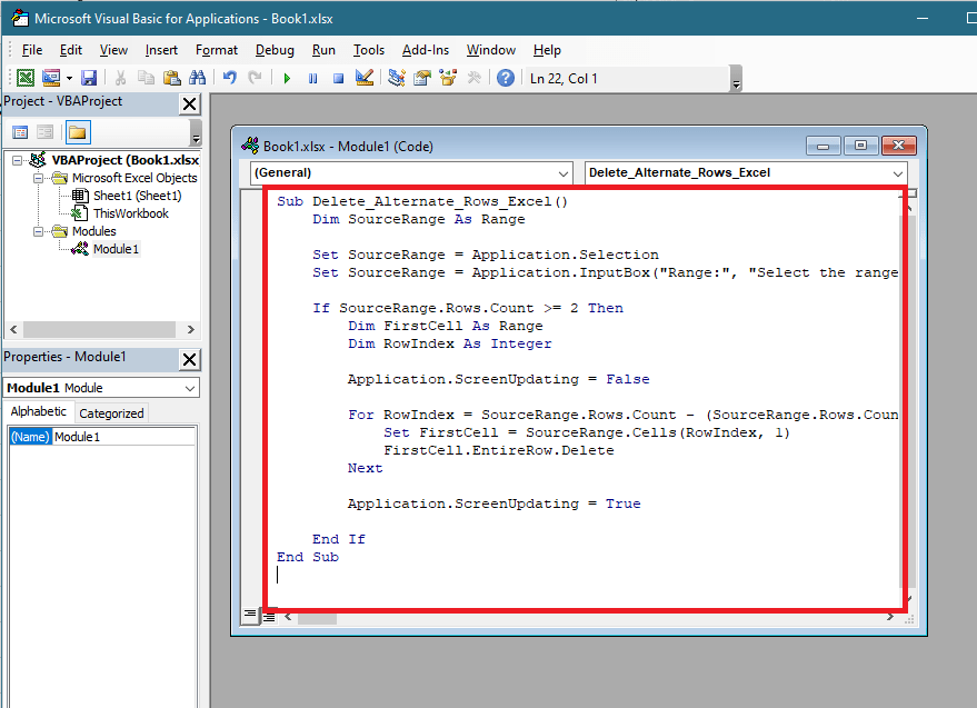 Delete Every Other Row In Excel [Remove Every Nth Row]
