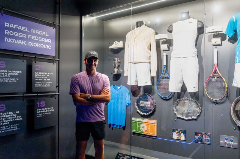 Roger Federer Visits New Rafa Nadal Museum in Mallorca Roger Federer Visits New Rafa Nadal Museum in Mallorca