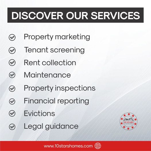 Discover our Services 10 stars property management