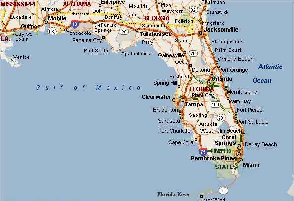 Map Of Northern Florida Cities Winter Wonderland 10thirtytwo's Blog
