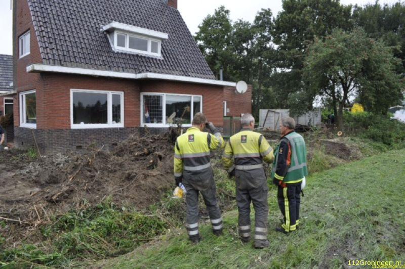 Gaslek tijdens tuinwerkzaamheden in Uithuizermeeden 112Groningen, Actueel nieuws over de