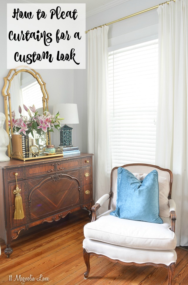 How To Pleat Curtains For A Custom Look 11 Magnolia Lane