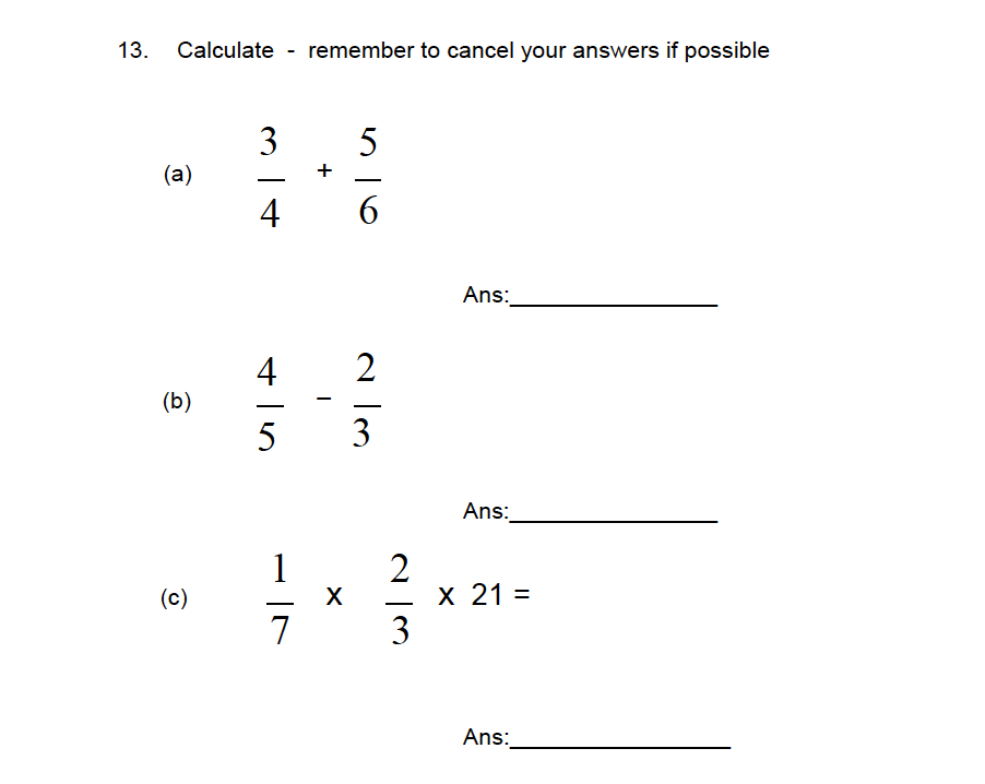 JAGS 11+ Maths Sample Paper 2018 11+ Centre