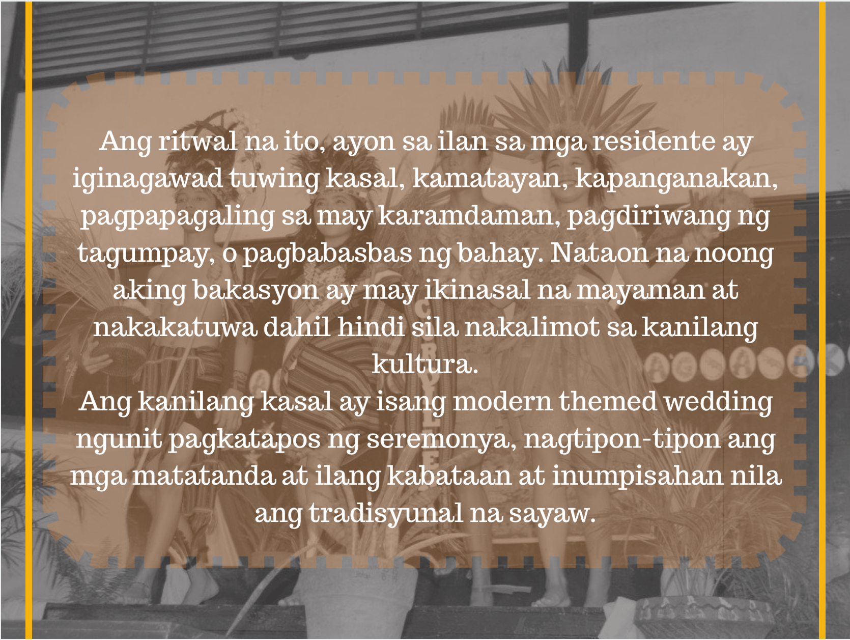 LAKBAY SANAYSAY 1 SA PAGLISAN NG AMIHAN