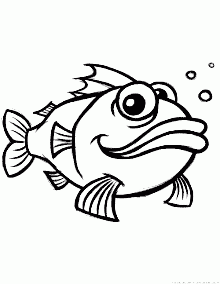 Kids Coloring Pages Fish