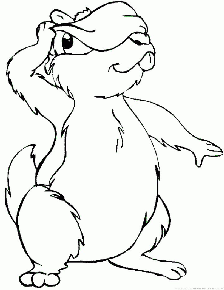 Gopher Coloring Pages Kidsuki Gopher Coloring Pages Kidsuki