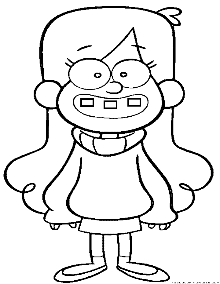 Gravity Falls Pig Coloring Pages