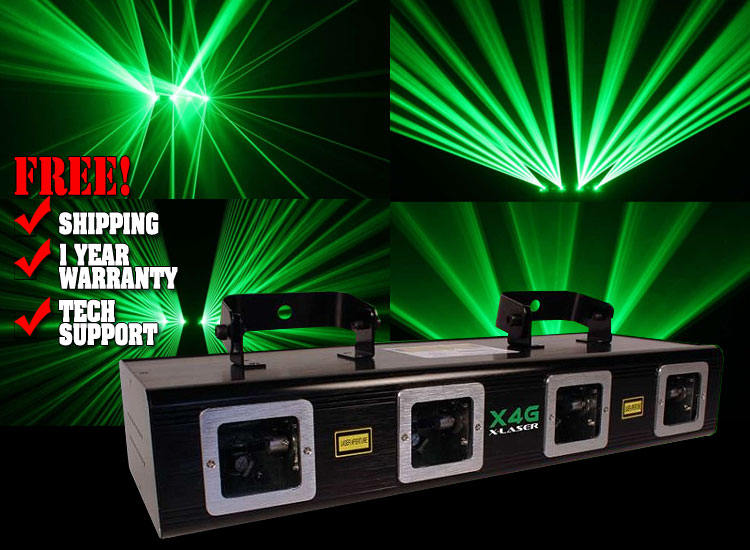 XLaser X4G DJ Laser DJ LED Lights 123DJ Chicago DJ Equipment