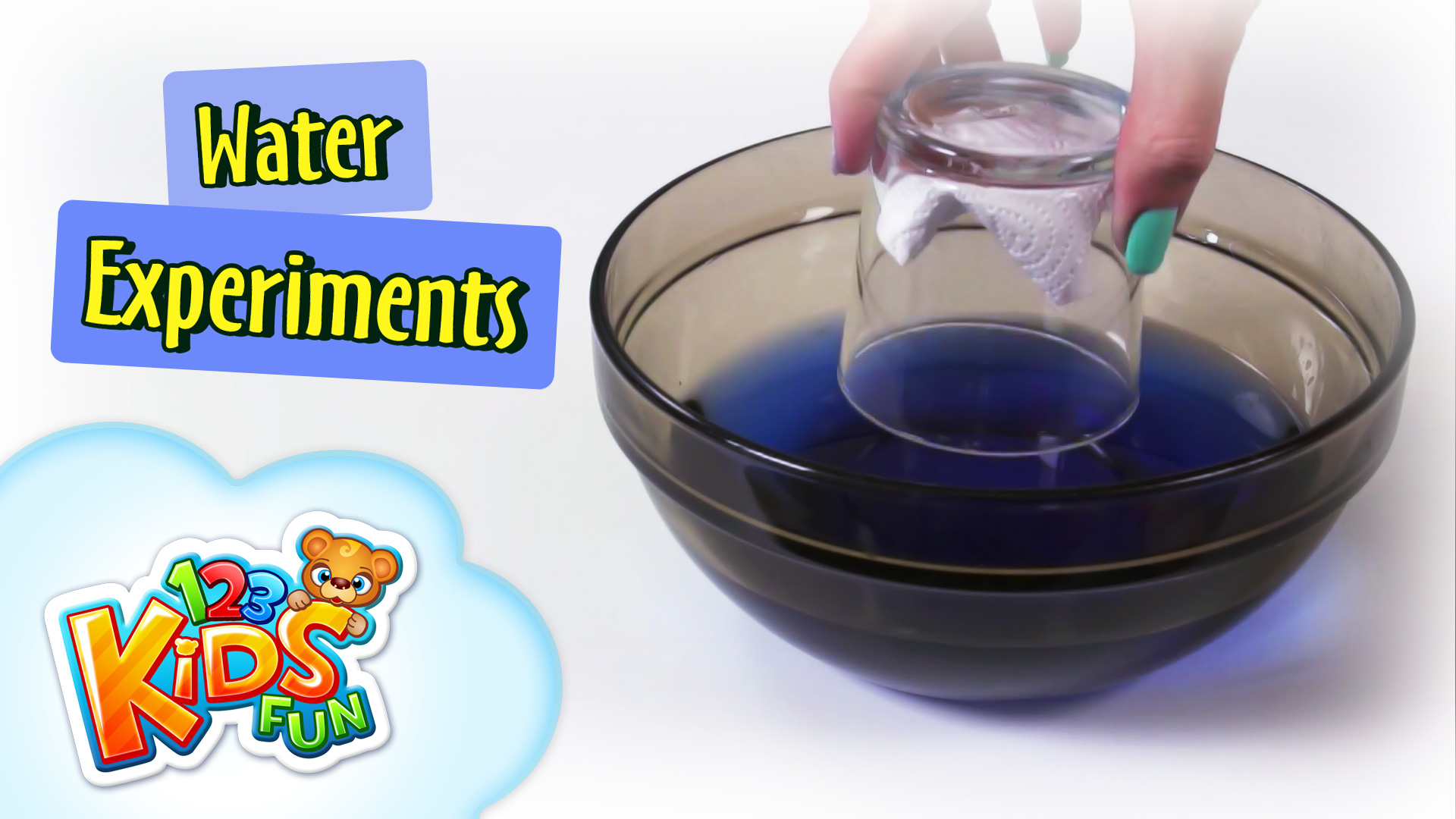 How to make experiments with water for kids at home? 123 Kids Fun Apps