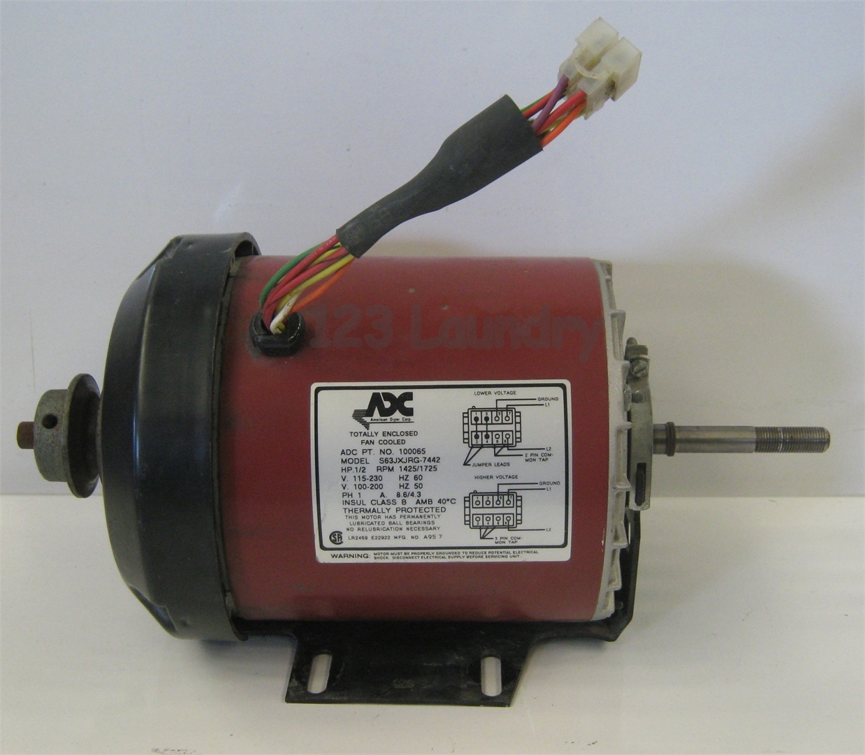 ADC Dryer 1PH Motor 100V230V/50/60 100065
