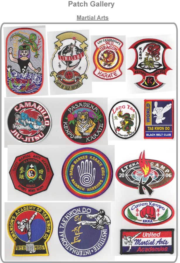 Martial Arts, military, Police, Patches, Pins