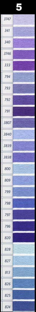 DMC Color Chart from 123Stitch.com