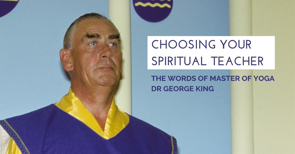 Choosing your spiritual teacher