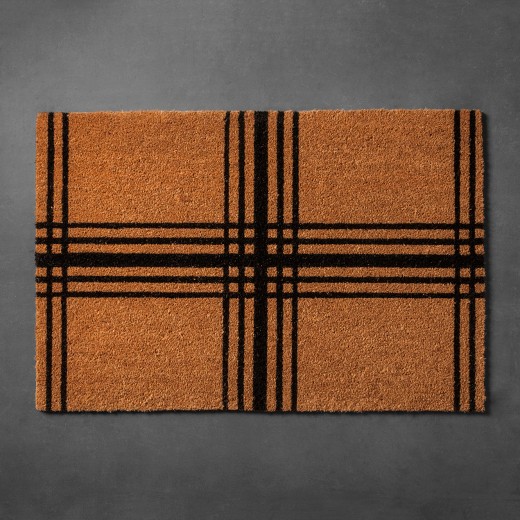 plaid doormat 12 Oaks