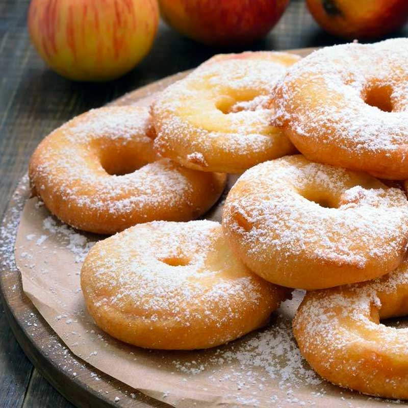 Fried Cinnamon Apple Rings