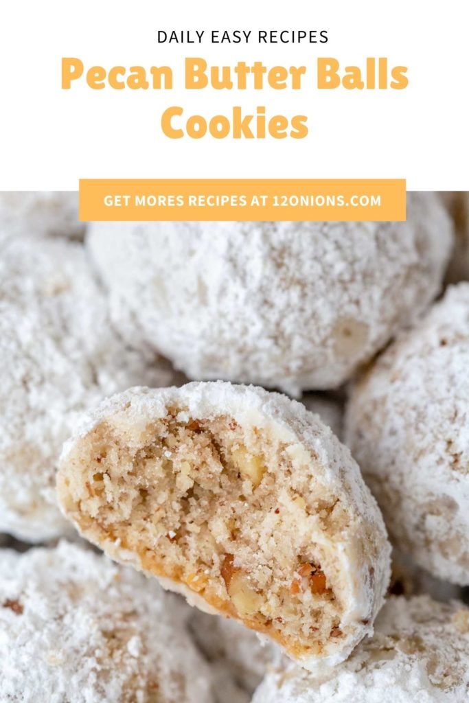 Pecan Butter Balls Cookies