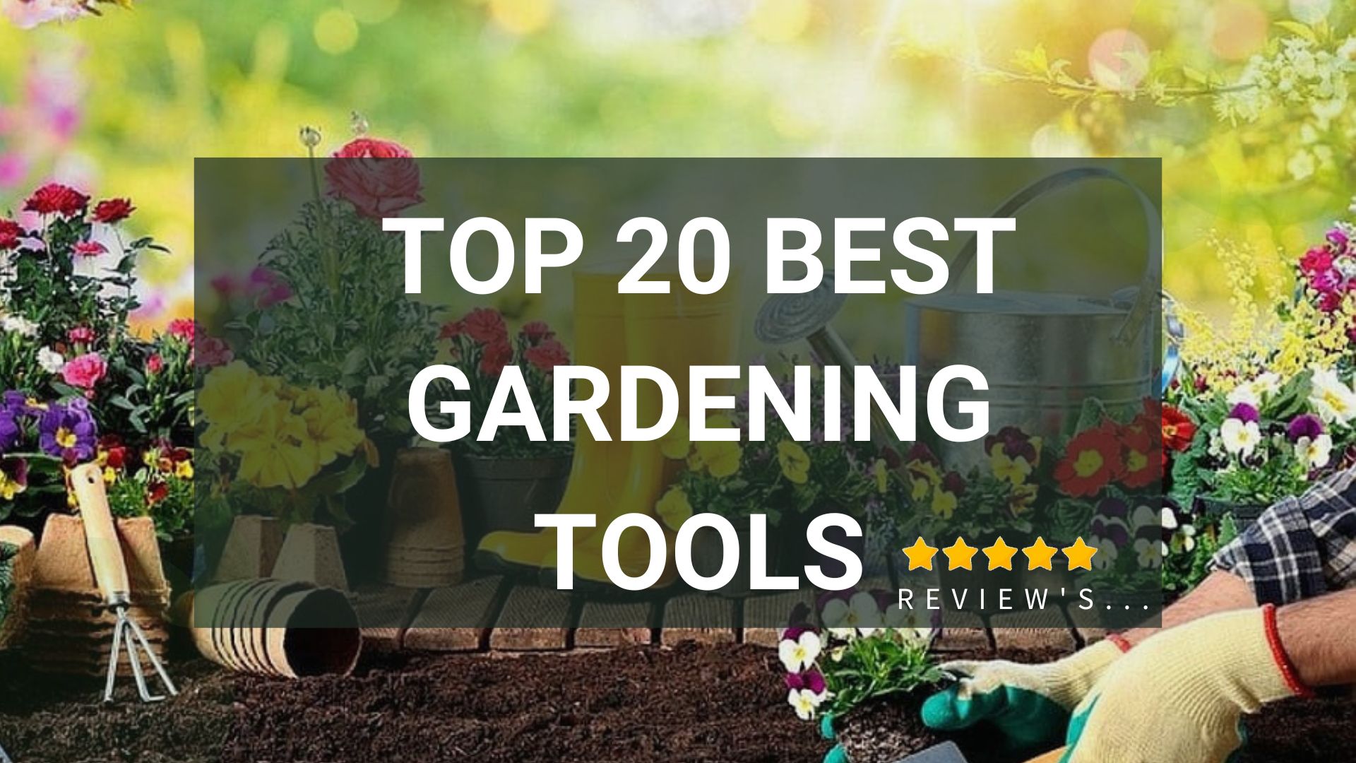 Top 20 Best Gardening Tools 12 Rack