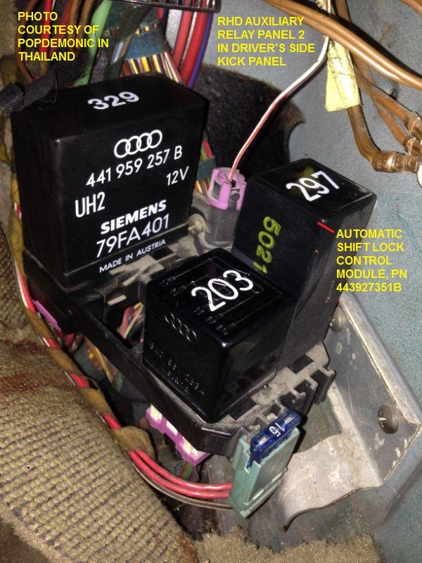 Forums Auxiliary Relay Panel 2 (Driver's side kick