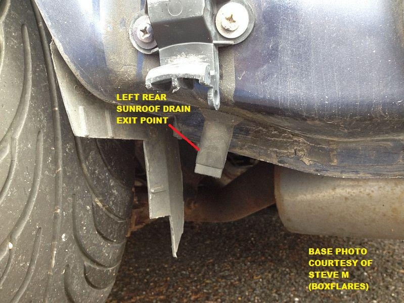 Forums C4 100/S4 and A6/S6 Sunroof Drain locations