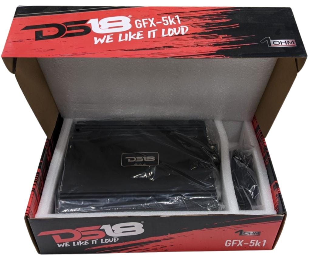 DS18 GFX-5K Full-Range Class D 1-Ch Monoblock Amp – 5000w RMS(winner