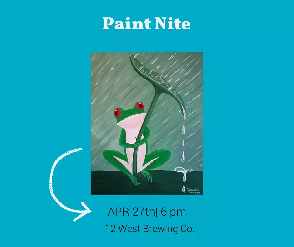 Yaymaker The Original Paint Nite 12 West Brewing