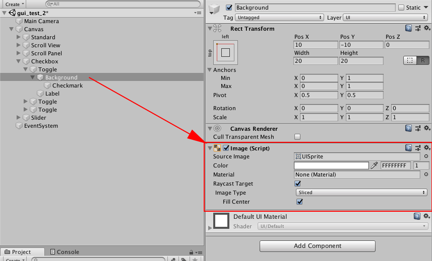 UnityUgui如何製作出Toggle 選單 Toggle (Script) & Toggle Group (二