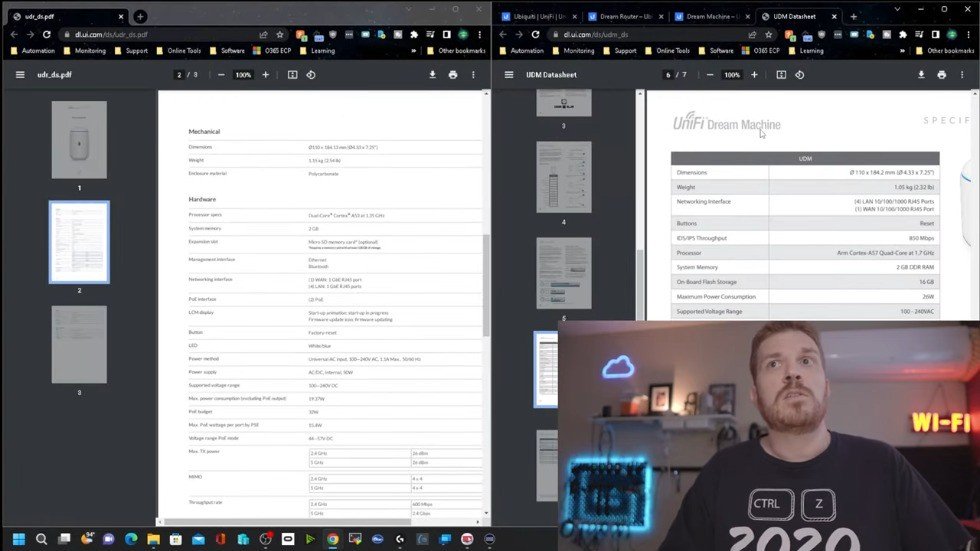 Ubiquiti Dream Machine vs UniFi Dream Router