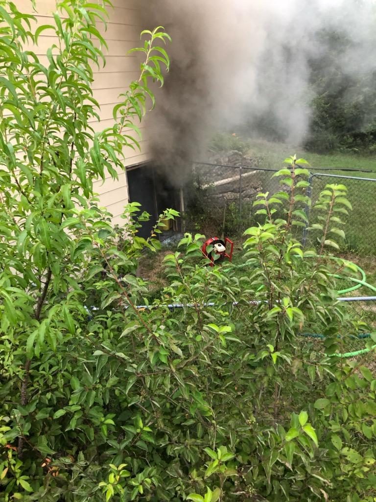 Riley County fire crews battle house fire north of Manhattan News