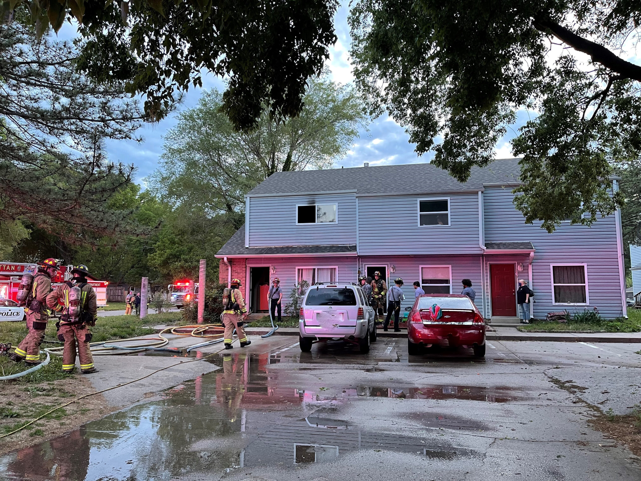 Manhattan apartment fire quickly extinguished News Radio KMAN