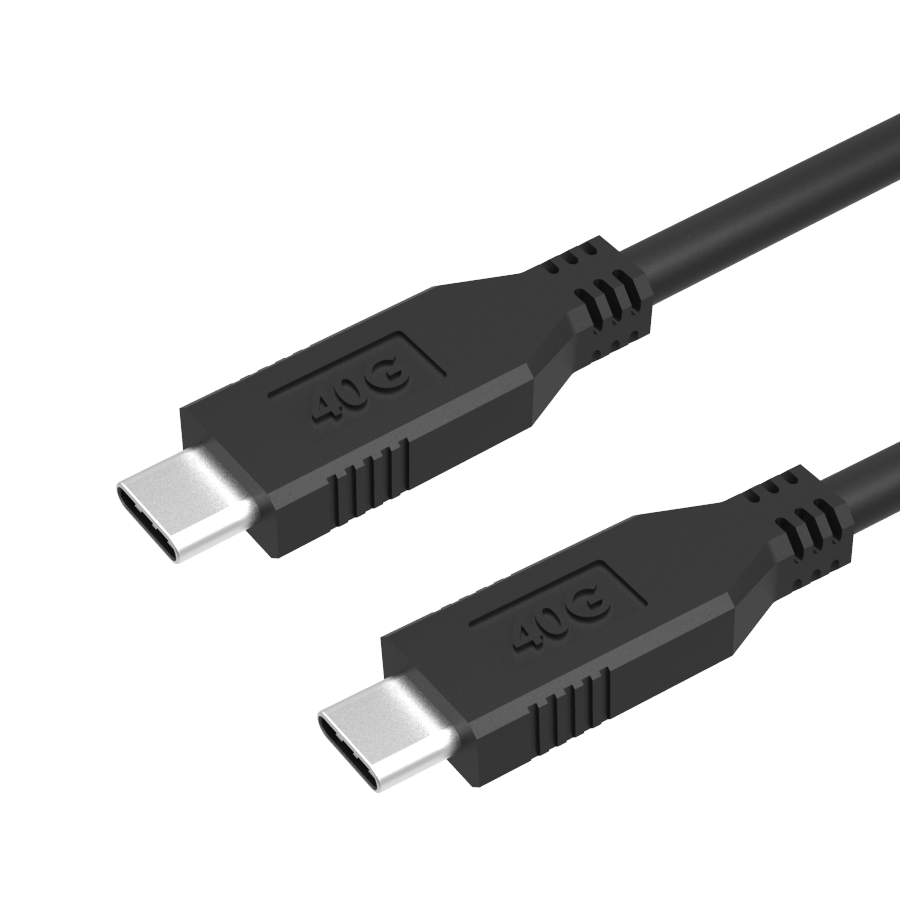 USB 4 Cable with USBC Gen 3x2 at 40Gbps and 240W PD, USBIF Certified