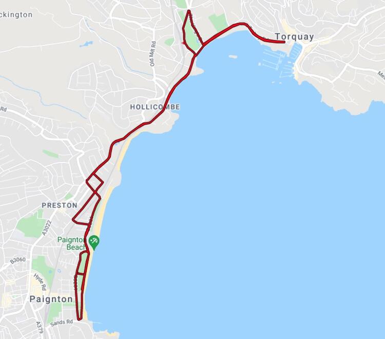 Torbay Ocean Healthcare Half Marathon Sunday 29th Sep 2024
