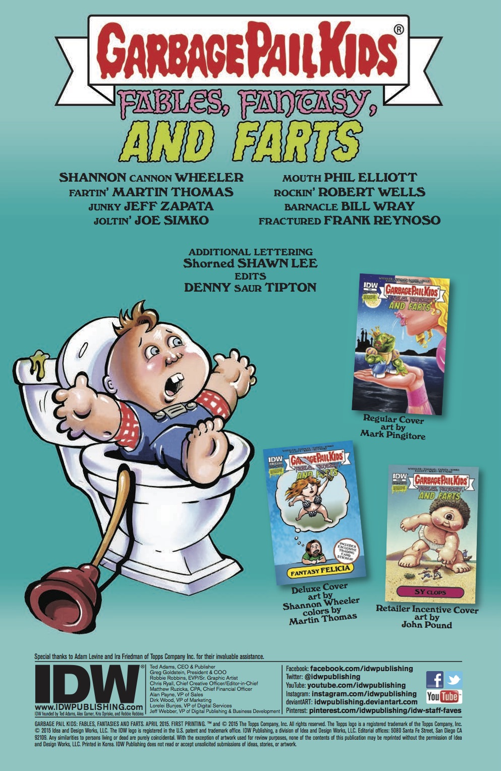 EXCLUSIVE Preview — GARBAGE PAIL KIDS Fables, Fantasy, and Farts 13th Dimension, Comics