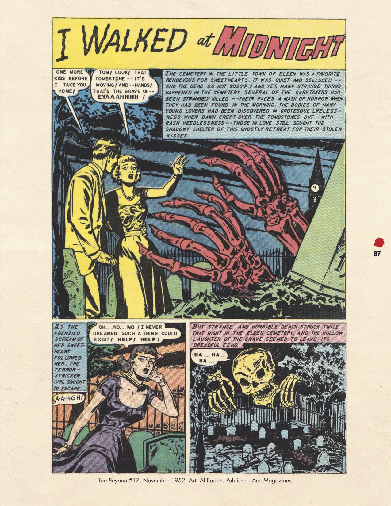 13 Insane Splash Pages from HAUNTED HORROR THE SCREAMING SKULLS 13th