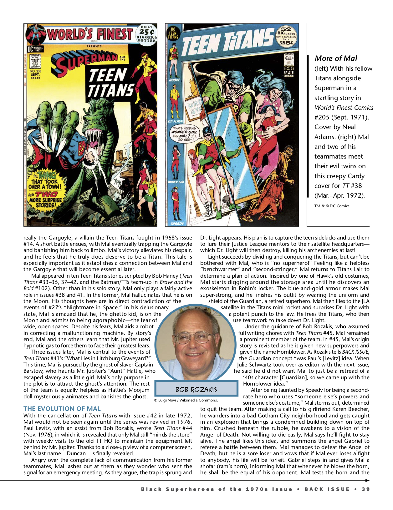 THE TEEN TITAN The Unsung Legend of MAL DUNCAN 13th(06)